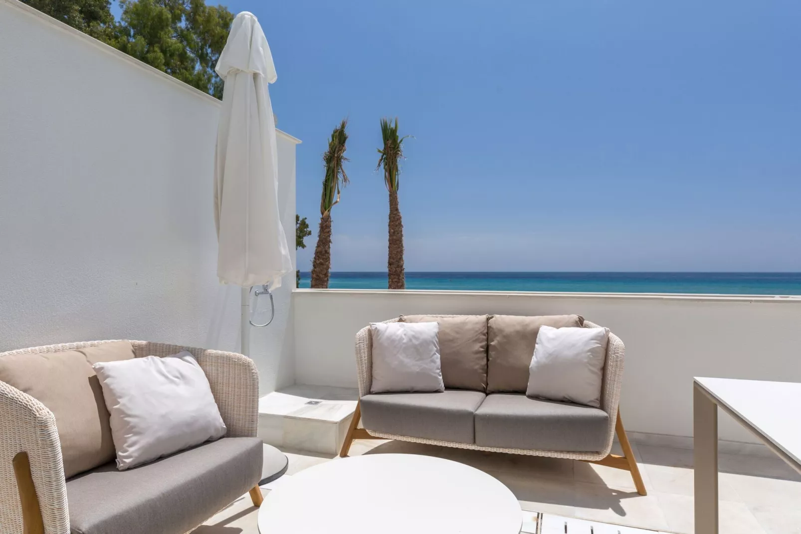 Luxe appartement met zeezicht, aan de Costa Blanca-Terrasbalkon