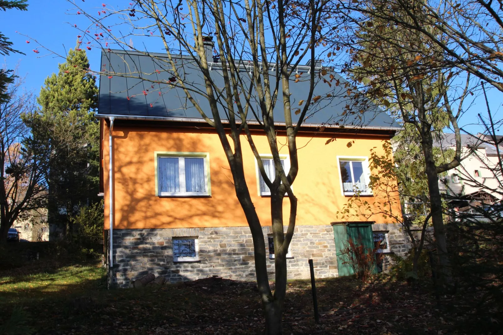 Ferienhaus Oberwiesenthal-Buitenkant zomer