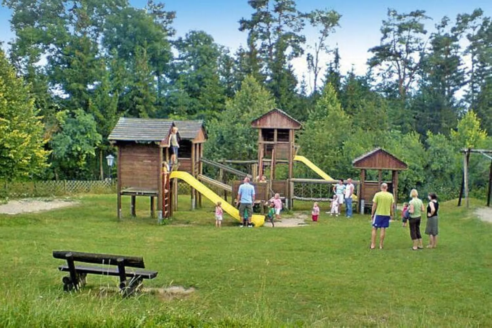 Ferienpark Lauterdörfle - Typ A Lauter 4 Pers 45 qm-Tuinen zomer