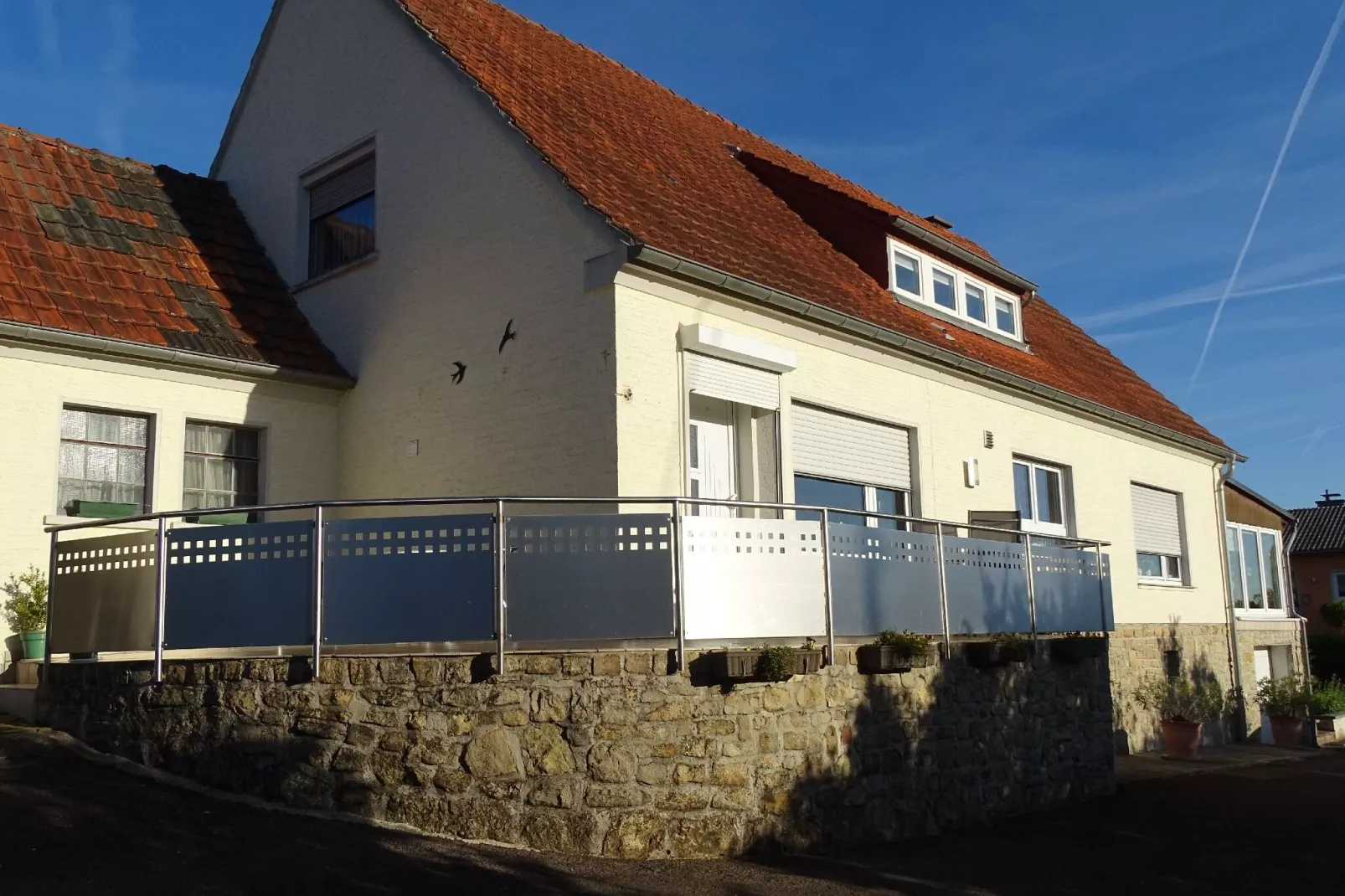 Ferienwohnung Rosenberg-Buitenkant zomer
