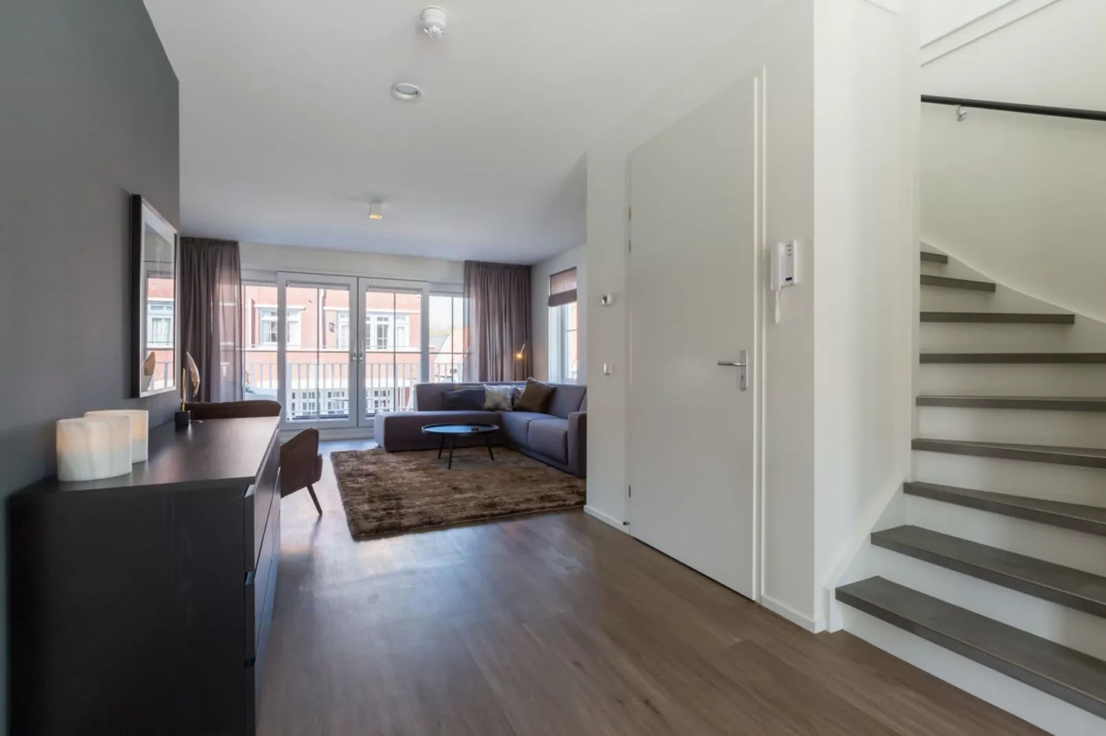 Appartement Kaapduinseweg 13 Dishoek 13D luxe 6p sauna-Hal-ontvangst