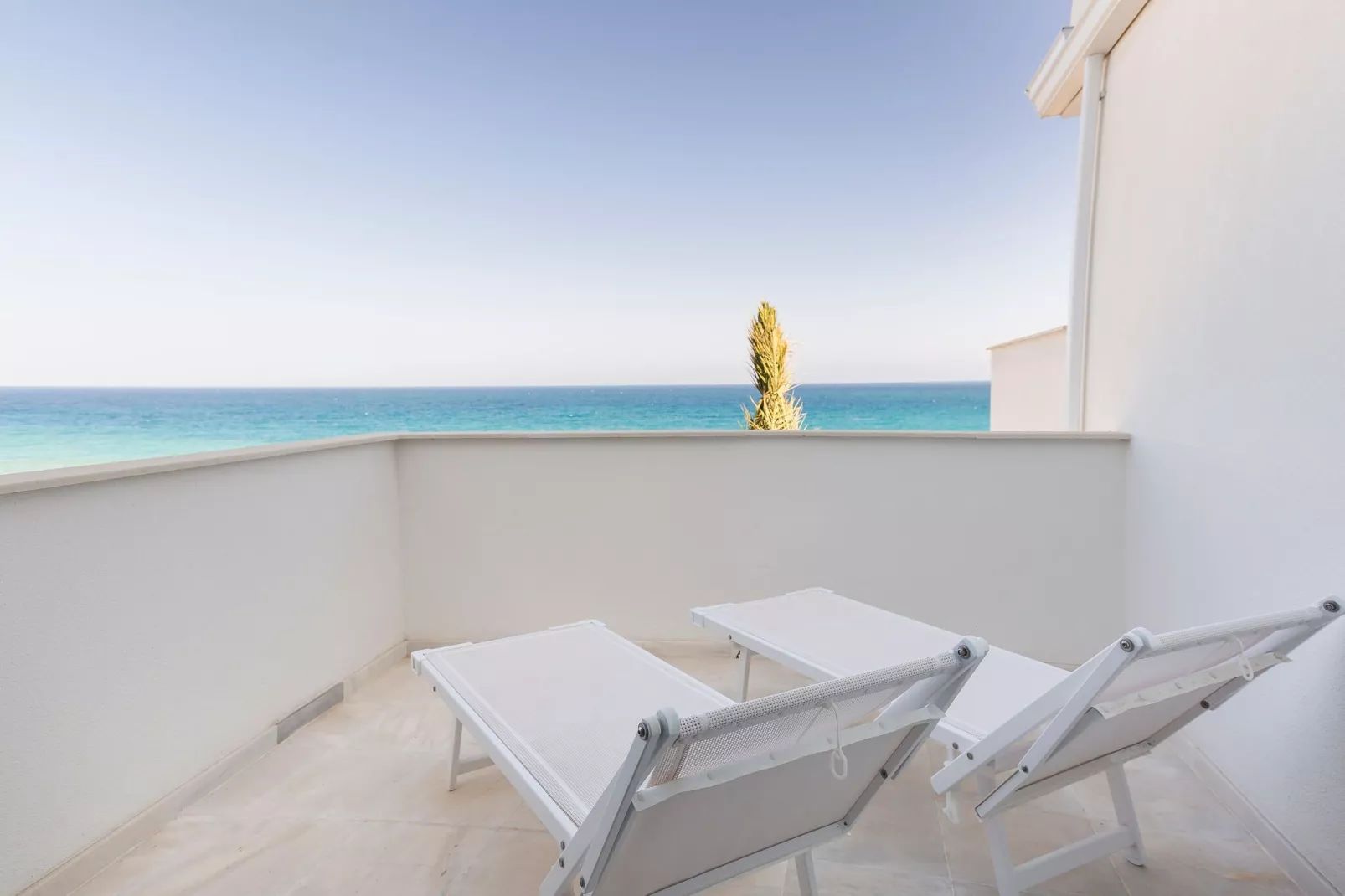 Mooi appartement met zeezicht, aan de Spaanse kust-Terrasbalkon