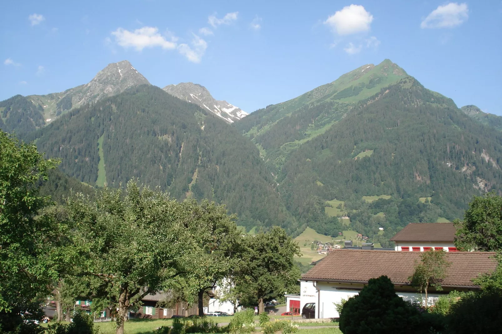 Haus Hüsli-Gebieden zomer 1km