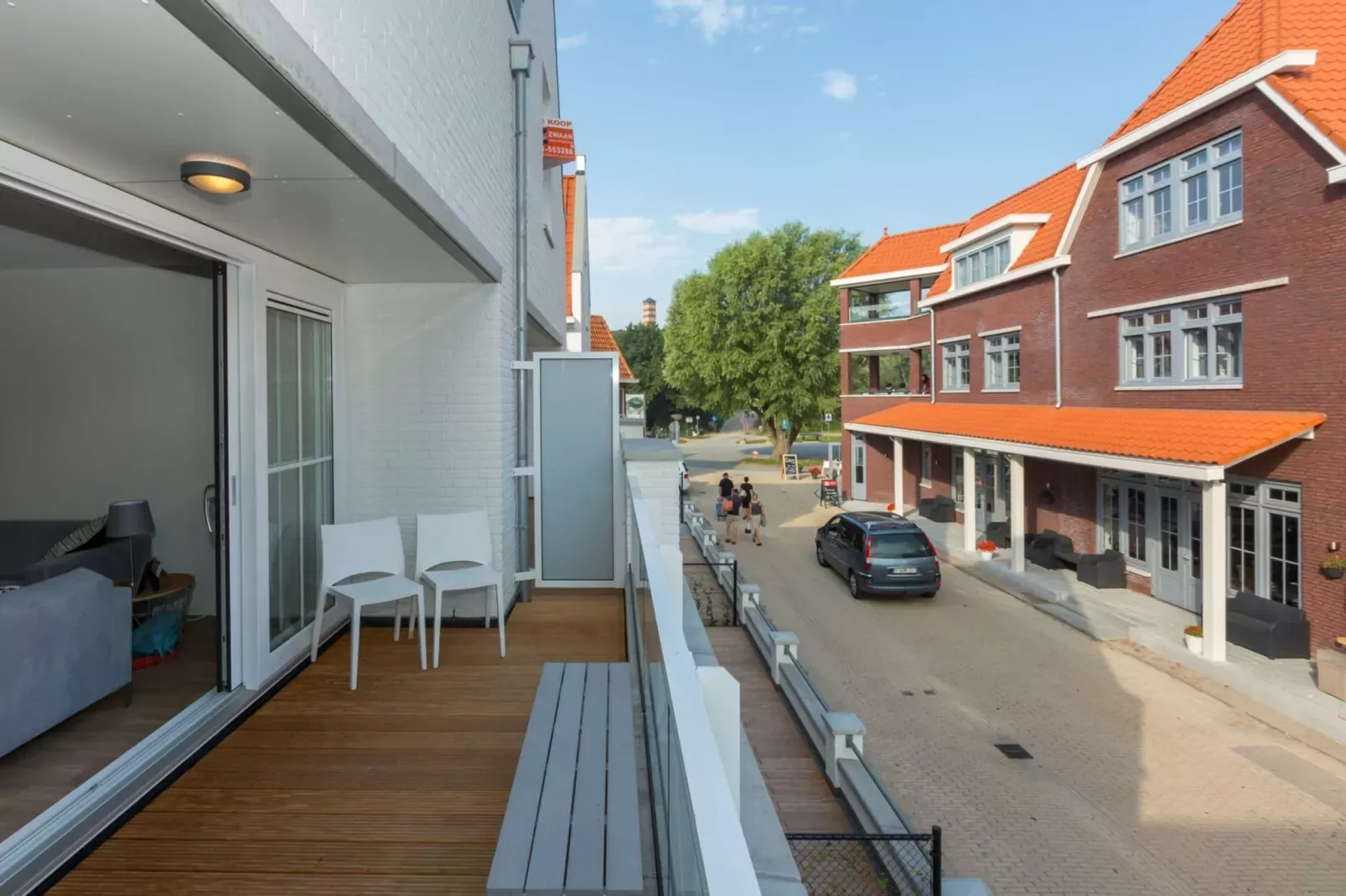 Appartement Duinhof Dishoek - 6 personen sauna-Uitzicht zomer