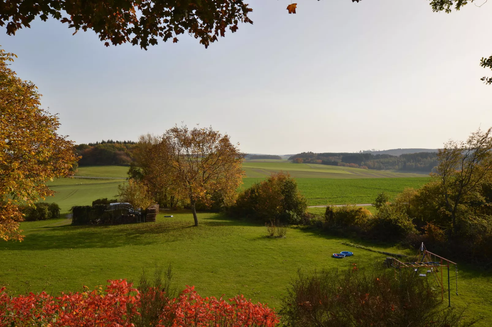 Panoramahaus-Uitzicht zomer