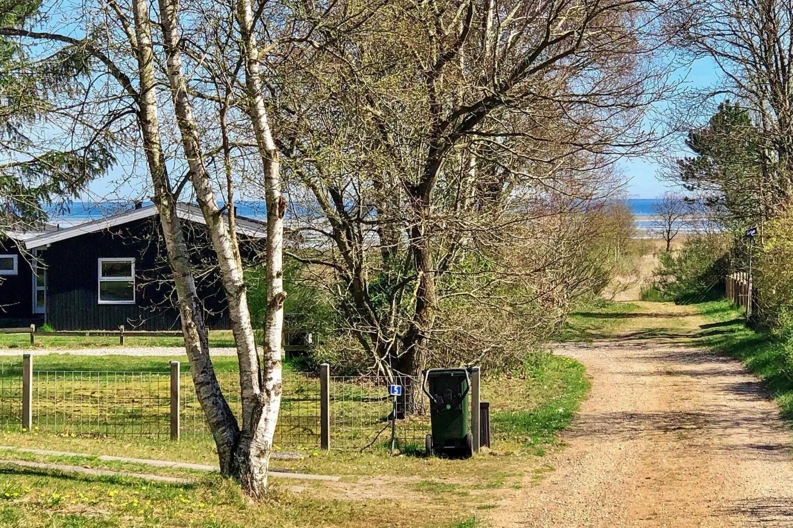 Vrijstaand vakantiehuis in Ørsted met privézwembad-Uitzicht