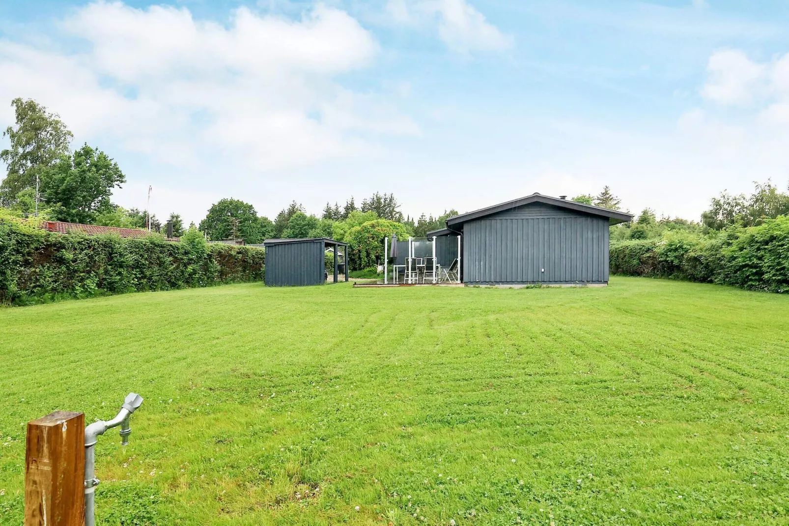 Modern vakantiehuis in Hals op een natuurgrondstuk-Uitzicht