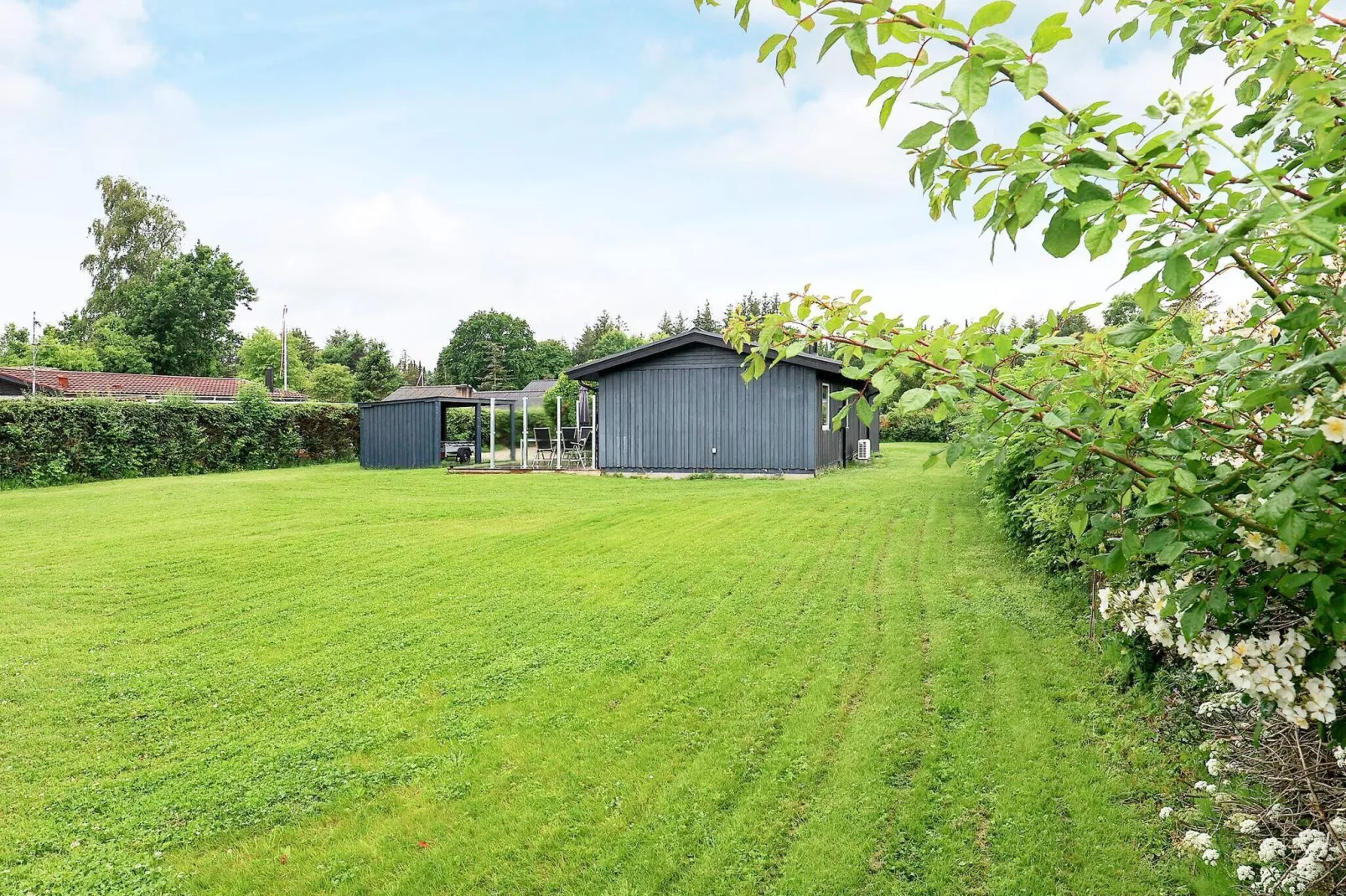 Modern vakantiehuis in Hals op een natuurgrondstuk-Uitzicht