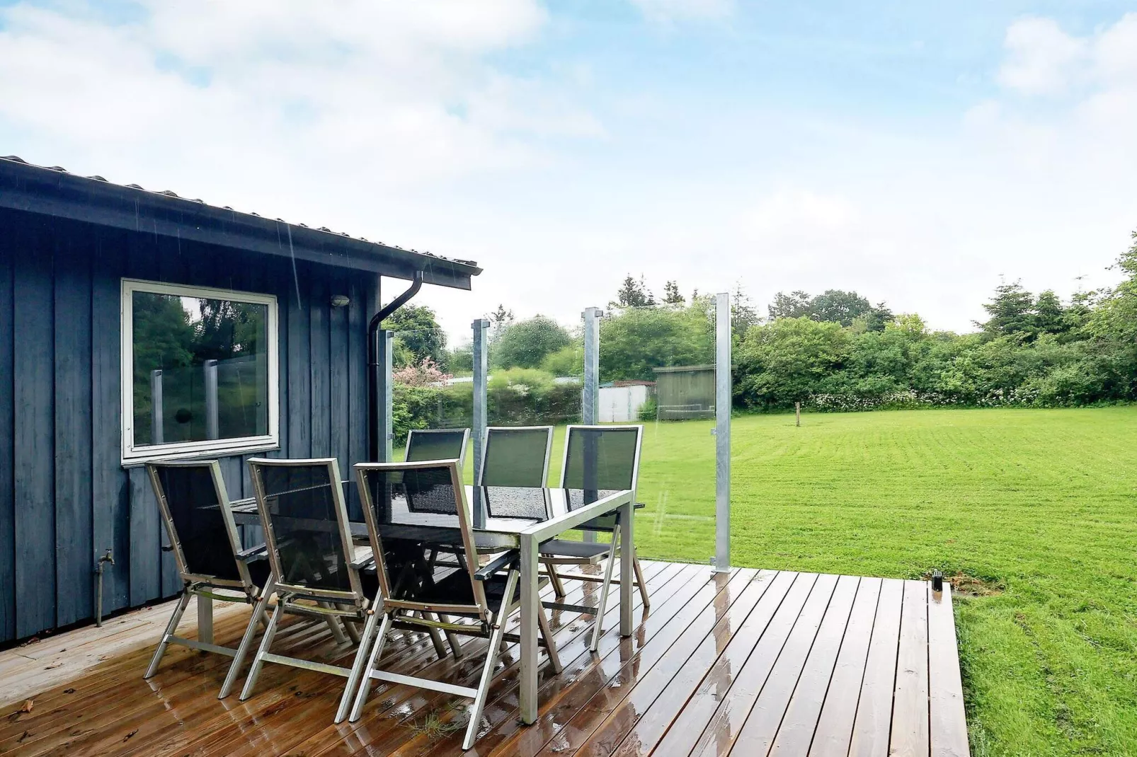 Modern vakantiehuis in Hals op een natuurgrondstuk-Uitzicht