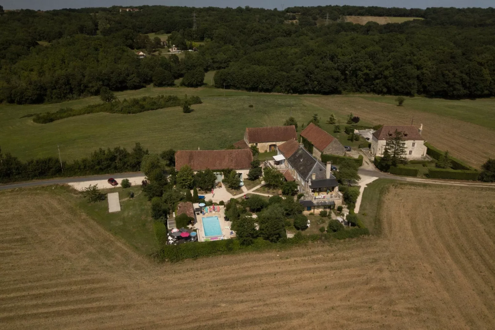 Domaine Gaury-Buitenkant zomer