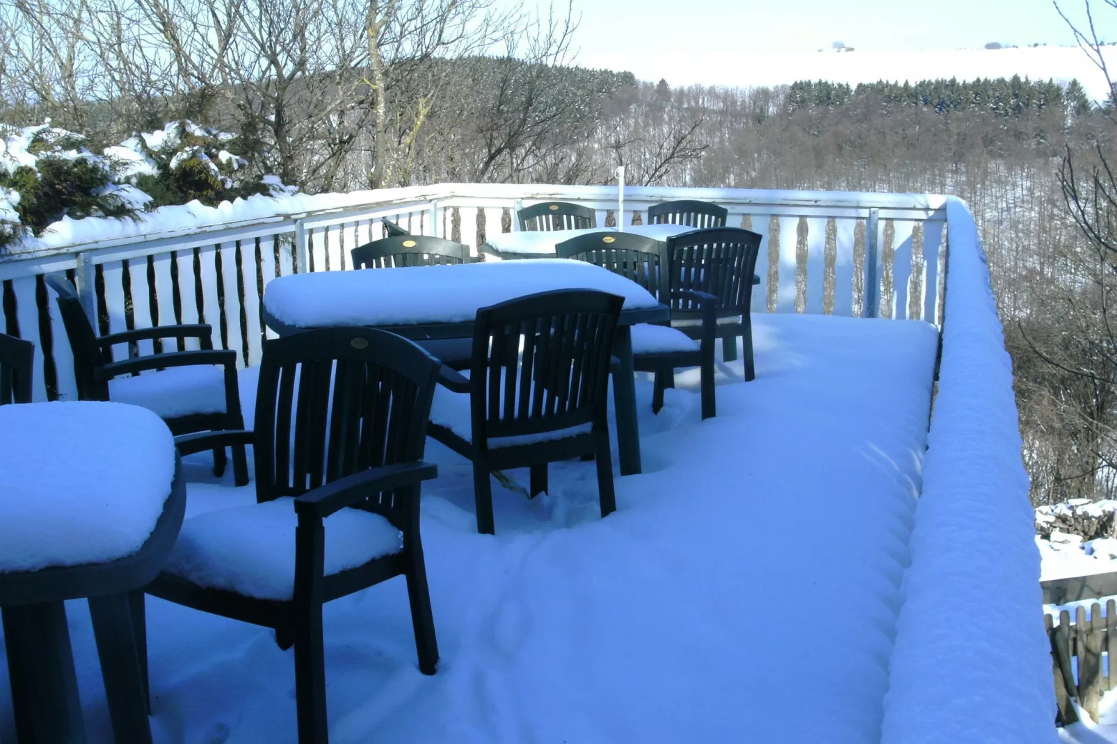 Hubertusstube-Tuin winter