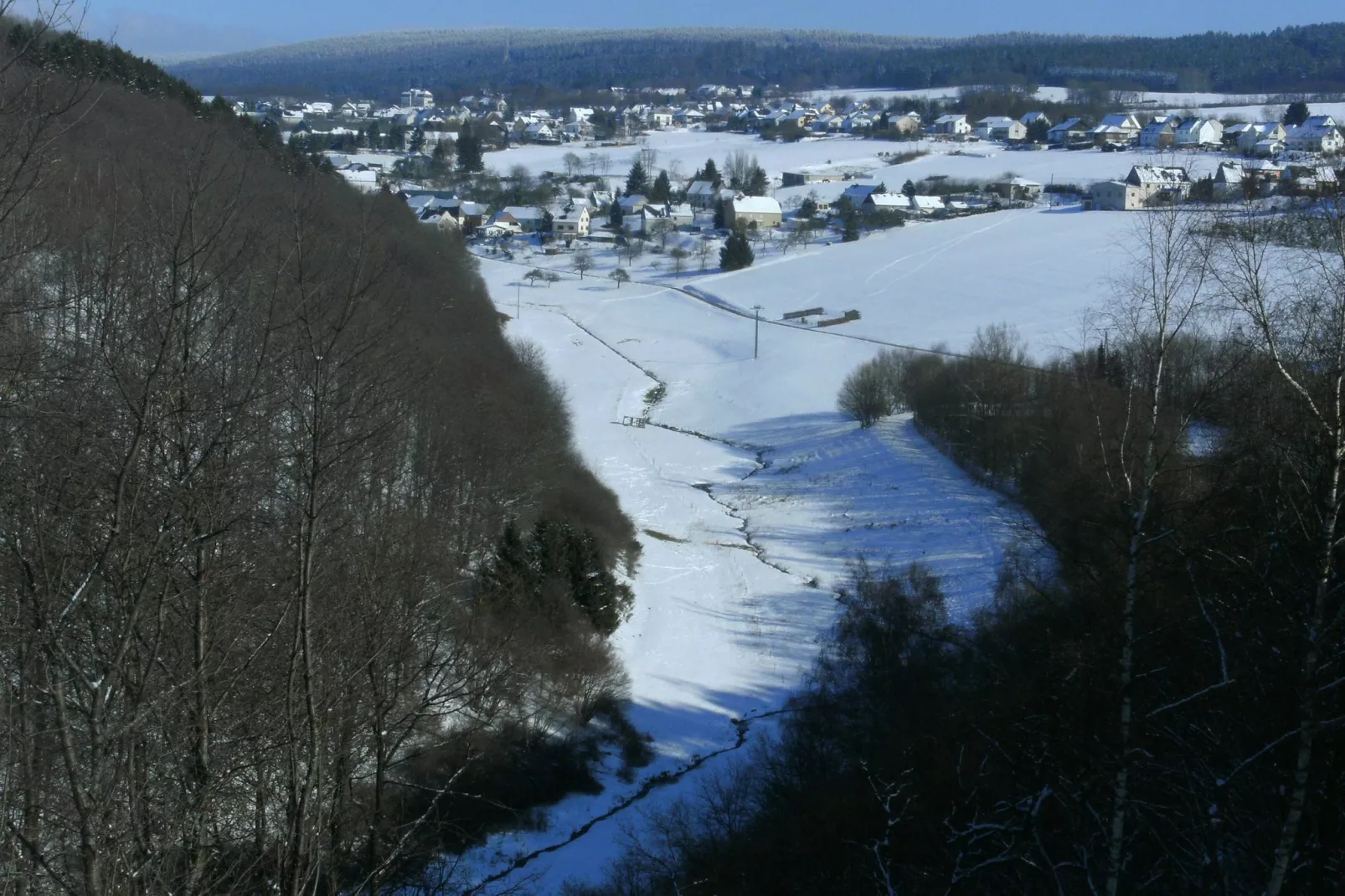 Hubertusstube-Gebied winter 1km