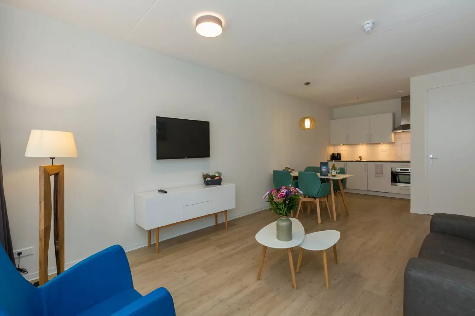 Aparthotel Zoutelande - 4 pers luxe appartement-Woonkamer