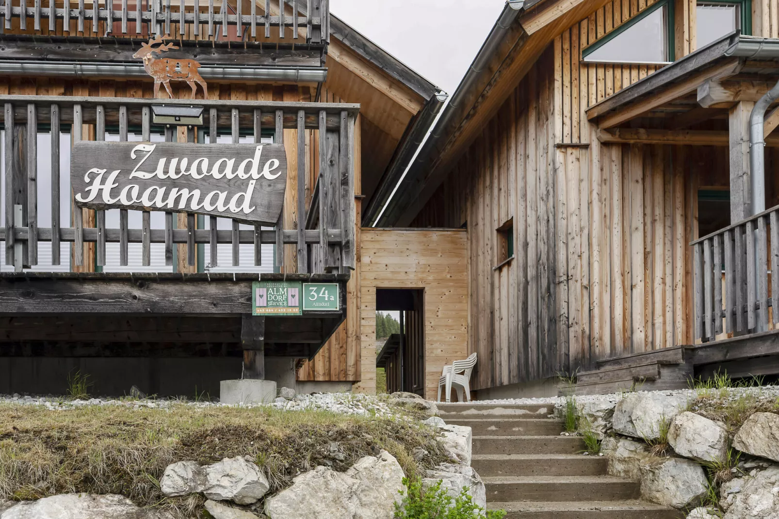 Chalet Zwoade Hoamad-Buitenkant zomer