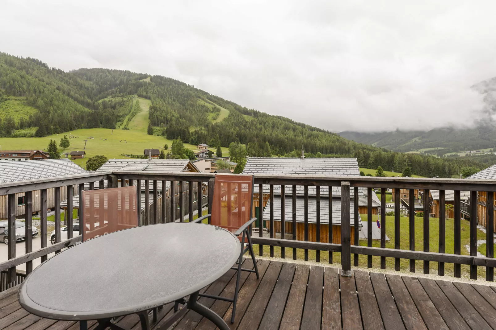 Chalet Zwoade Hoamad-Terrasbalkon