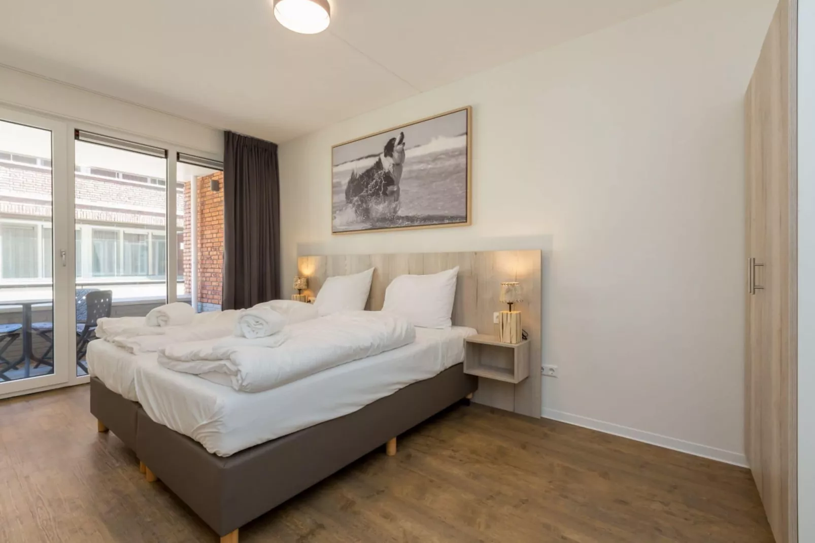 Aparthotel Zoutelande - 4 pers luxe appartement - huisdier-Slaapkamer
