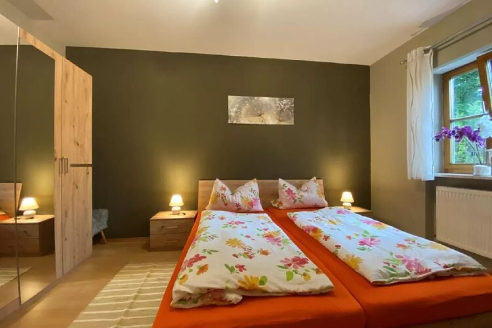 Holiday flats Haus am Wald, Zenting-Wohnung für 4 Personen, 56 qm-Slaapkamer