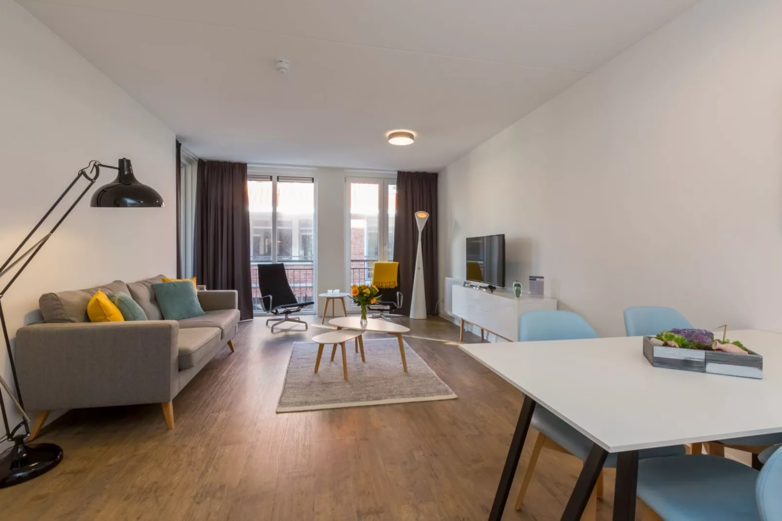 Aparthotel Zoutelande - Luxe 3-persoons comfort appartement-Woonkamer