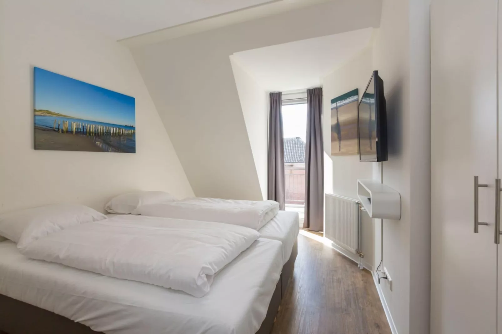 Aparthotel Zoutelande - 5 pers luxe appartement-Slaapkamer