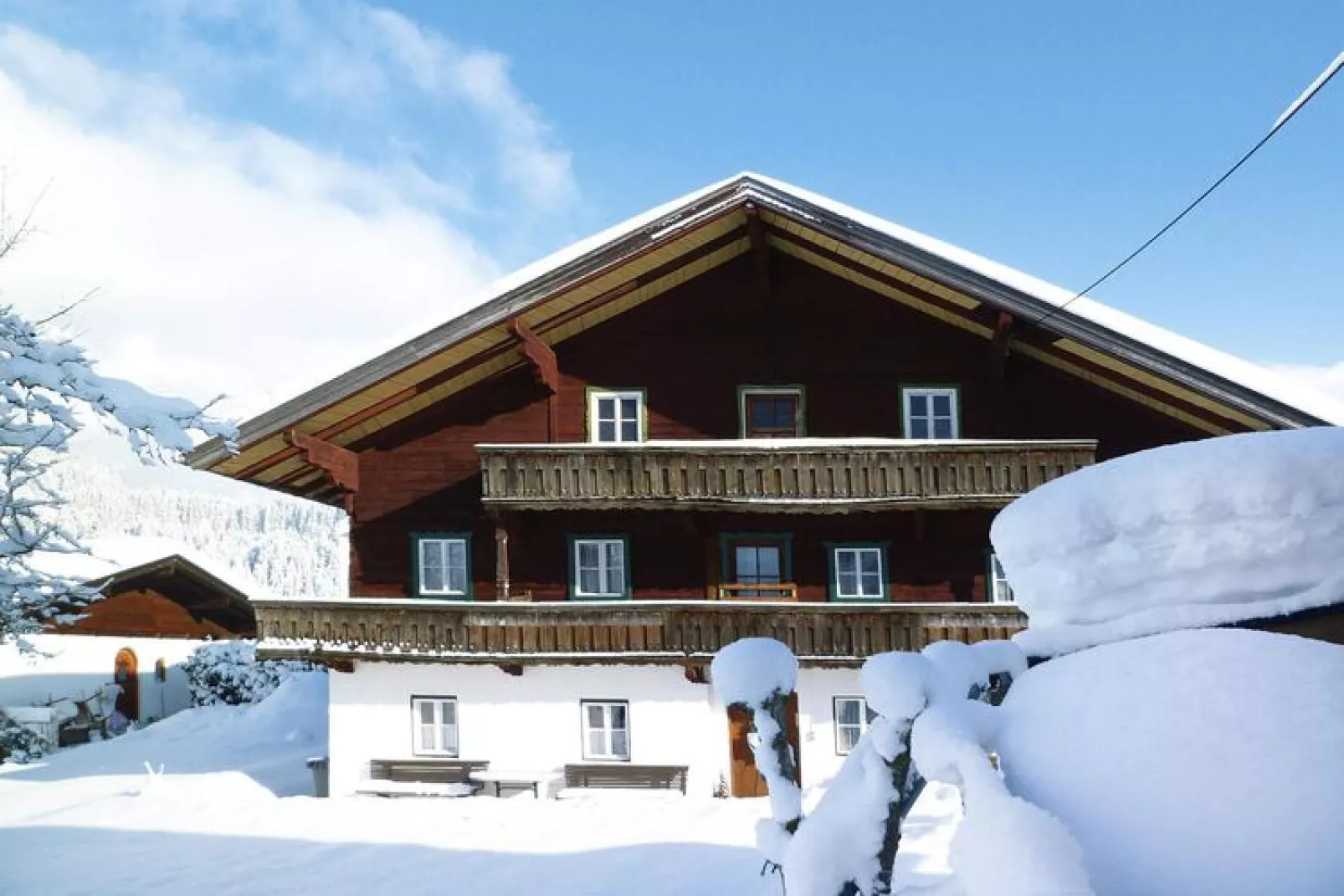 Ferienhaus am Wilden Kaiser-Exterieur winter