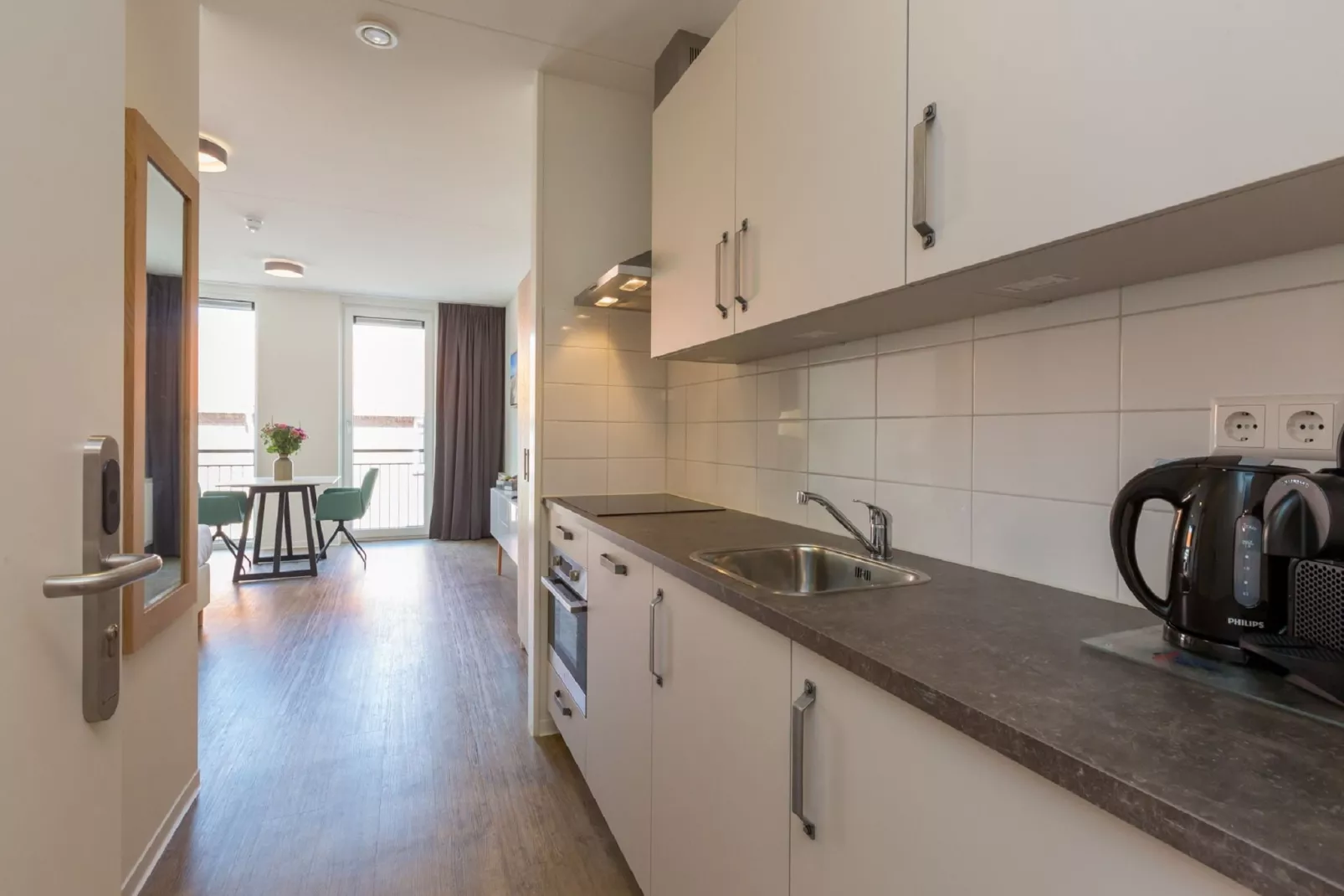 Aparthotel Zoutelande - 2 pers luxe studio - huisdier-Keuken