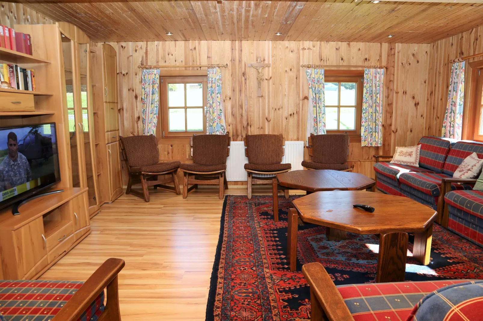 Ferienhaus am Wilden Kaiser-Woonkamer