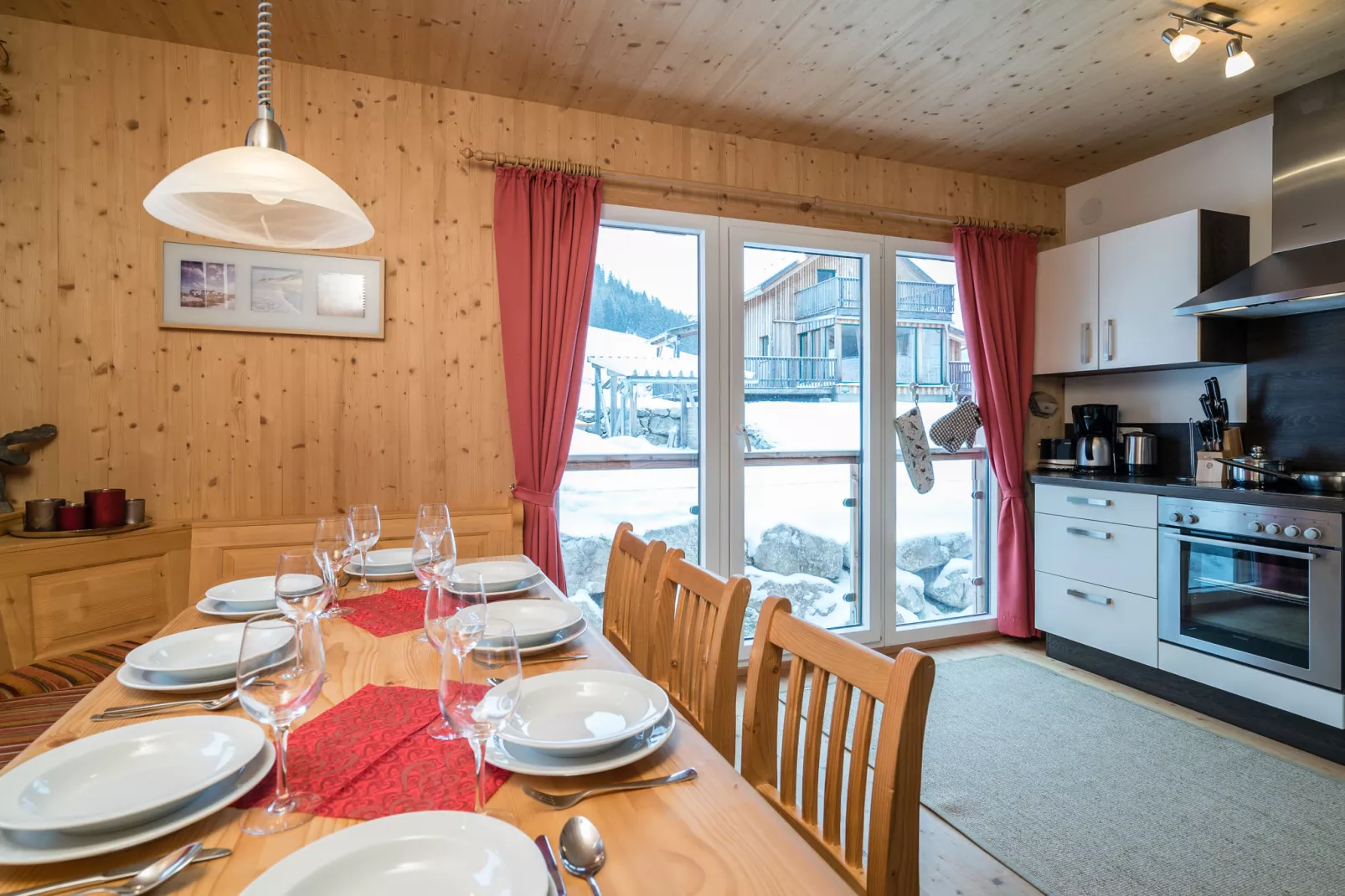 Luxe chalet in Hohentauern met adembenemend uitzicht-Keuken