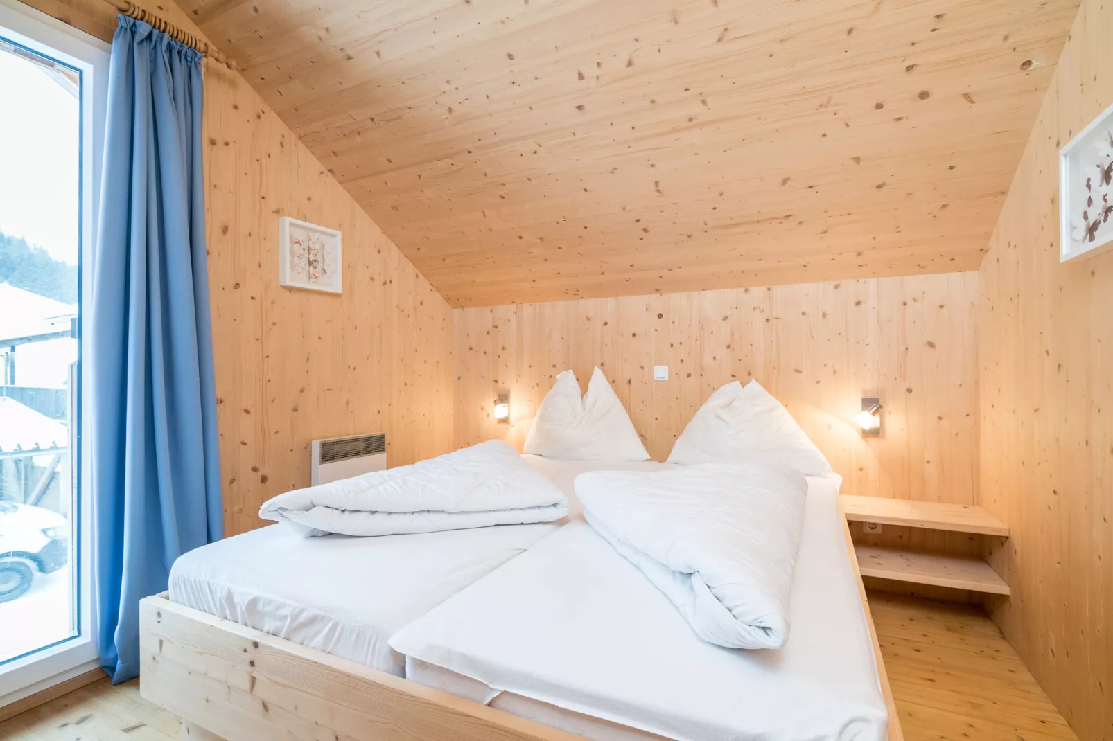 Luxe chalet in Hohentauern met adembenemend uitzicht-Slaapkamer