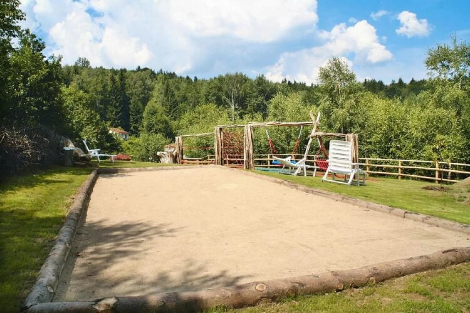 Ferienpark Falkenstein-Typ E 74 qm-Tuinen zomer