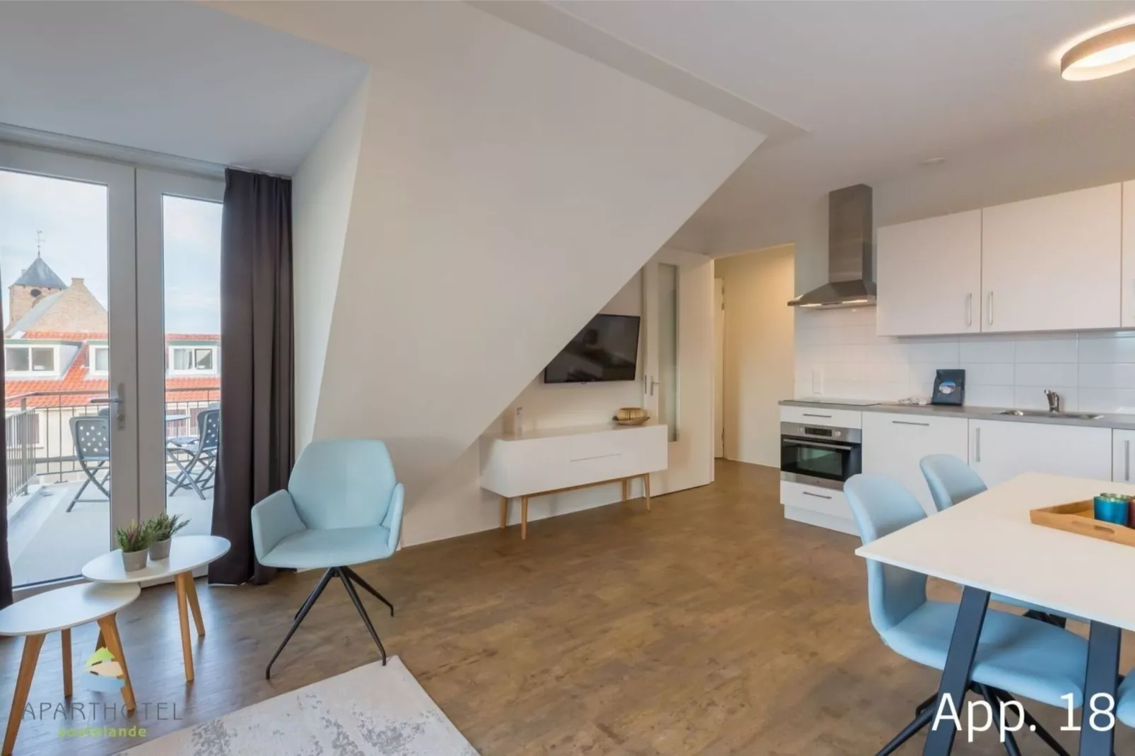 Aparthotel Zoutelande - 6 pers luxe appartement huisdier-Keuken