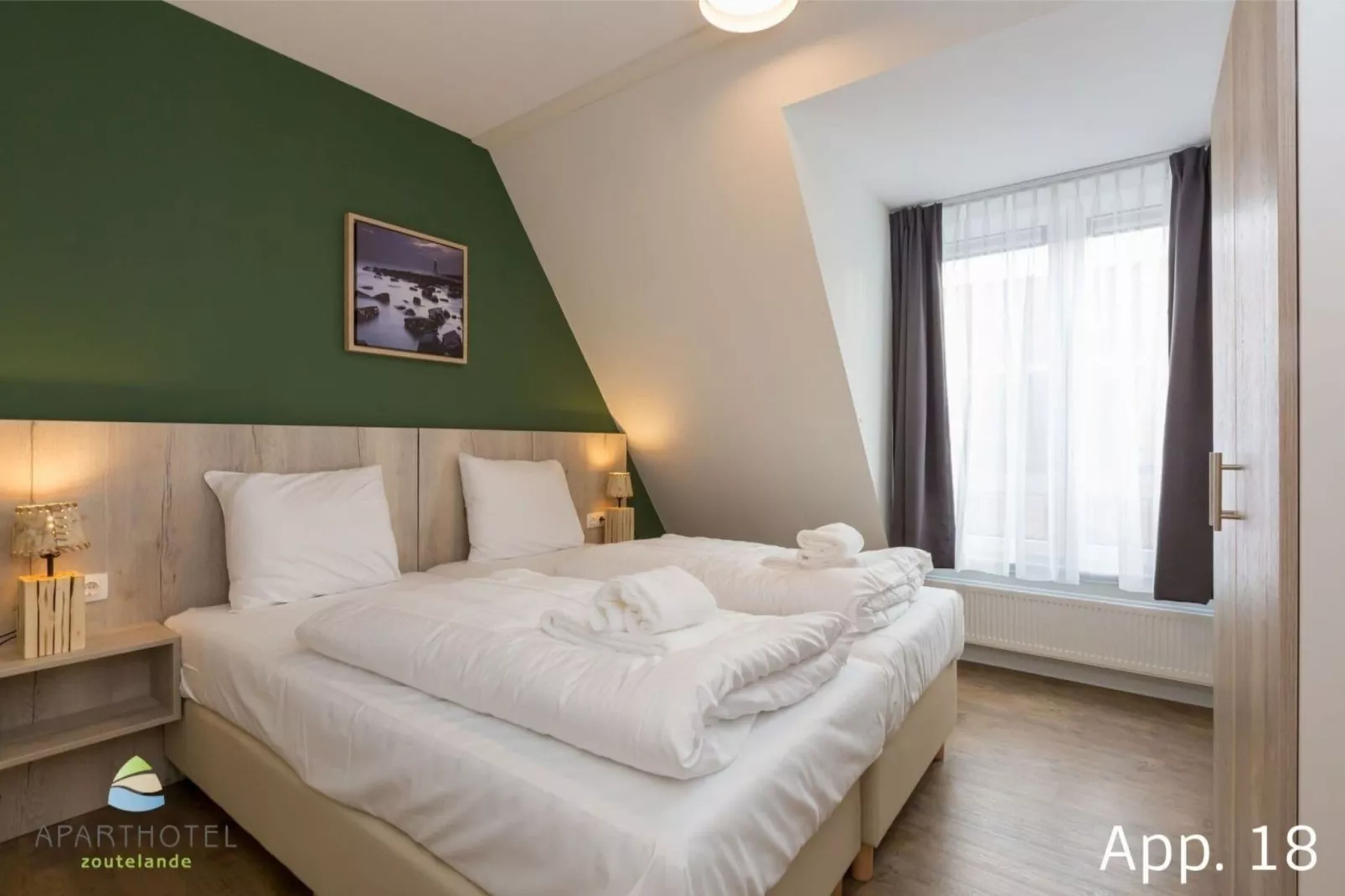 Aparthotel Zoutelande - 6 pers luxe appartement huisdier-Slaapkamer