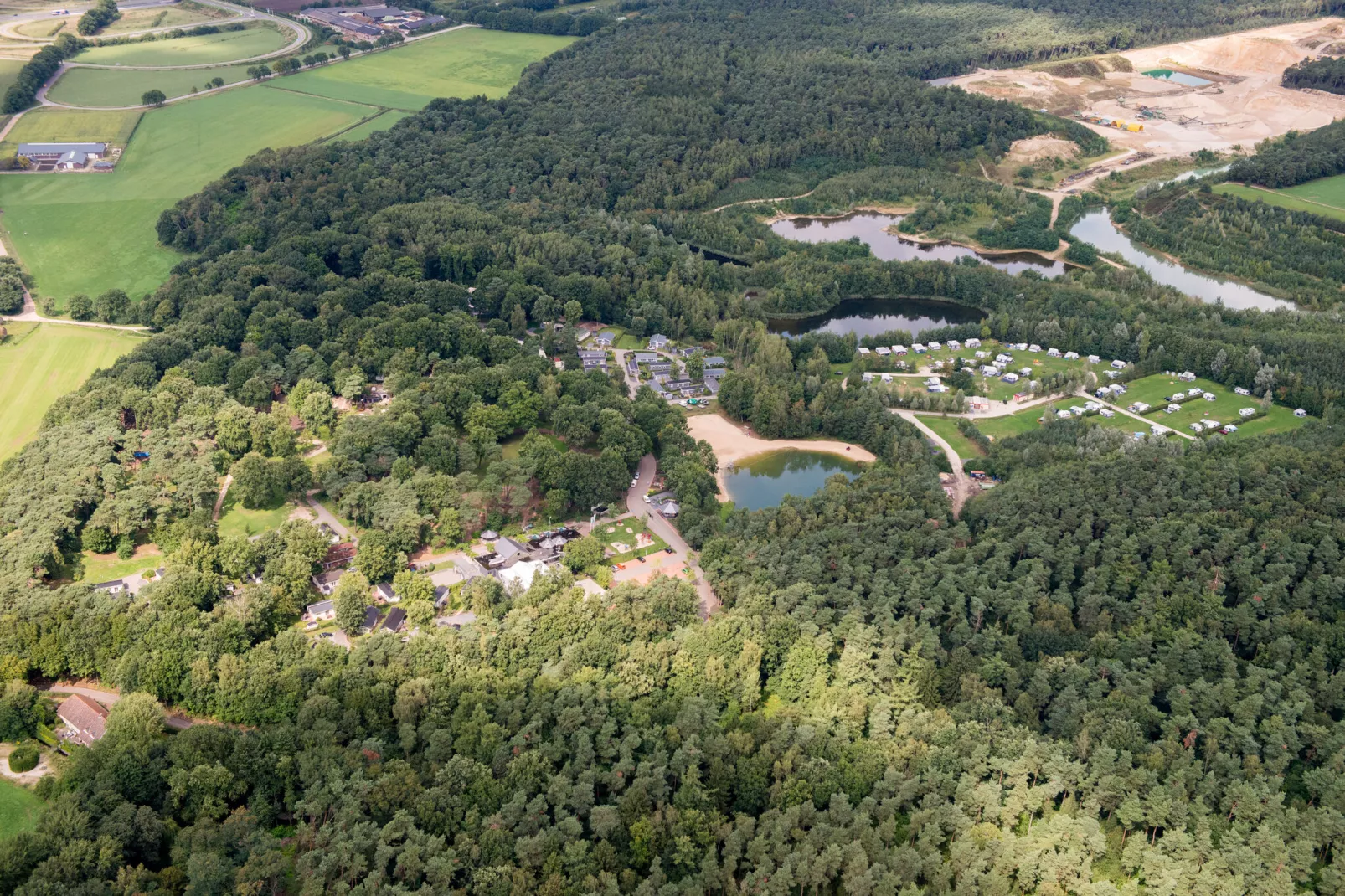 Resort Maasduinen 10-Gebieden zomer 5km