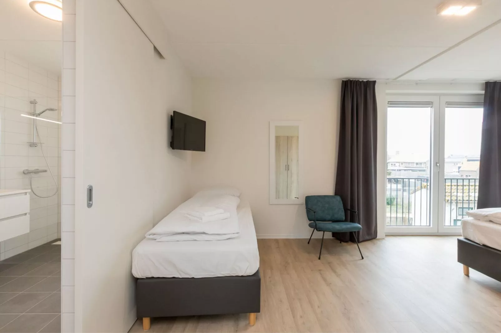 Aparthotel Zoutelande - Luxe 3-persoons appartement-Slaapkamer
