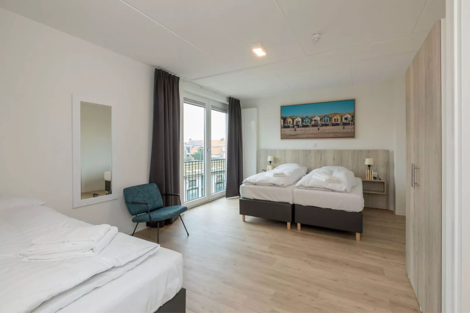 Aparthotel Zoutelande - Luxe 3-persoons appartement-Slaapkamer