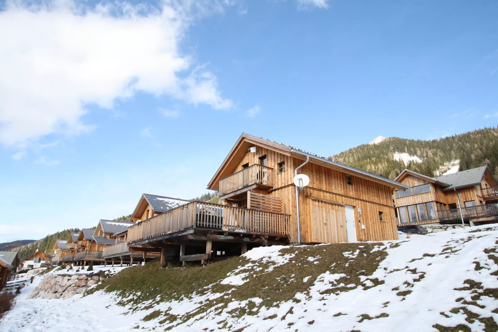Alpen Chalet Wolkenheim-Exterieur winter