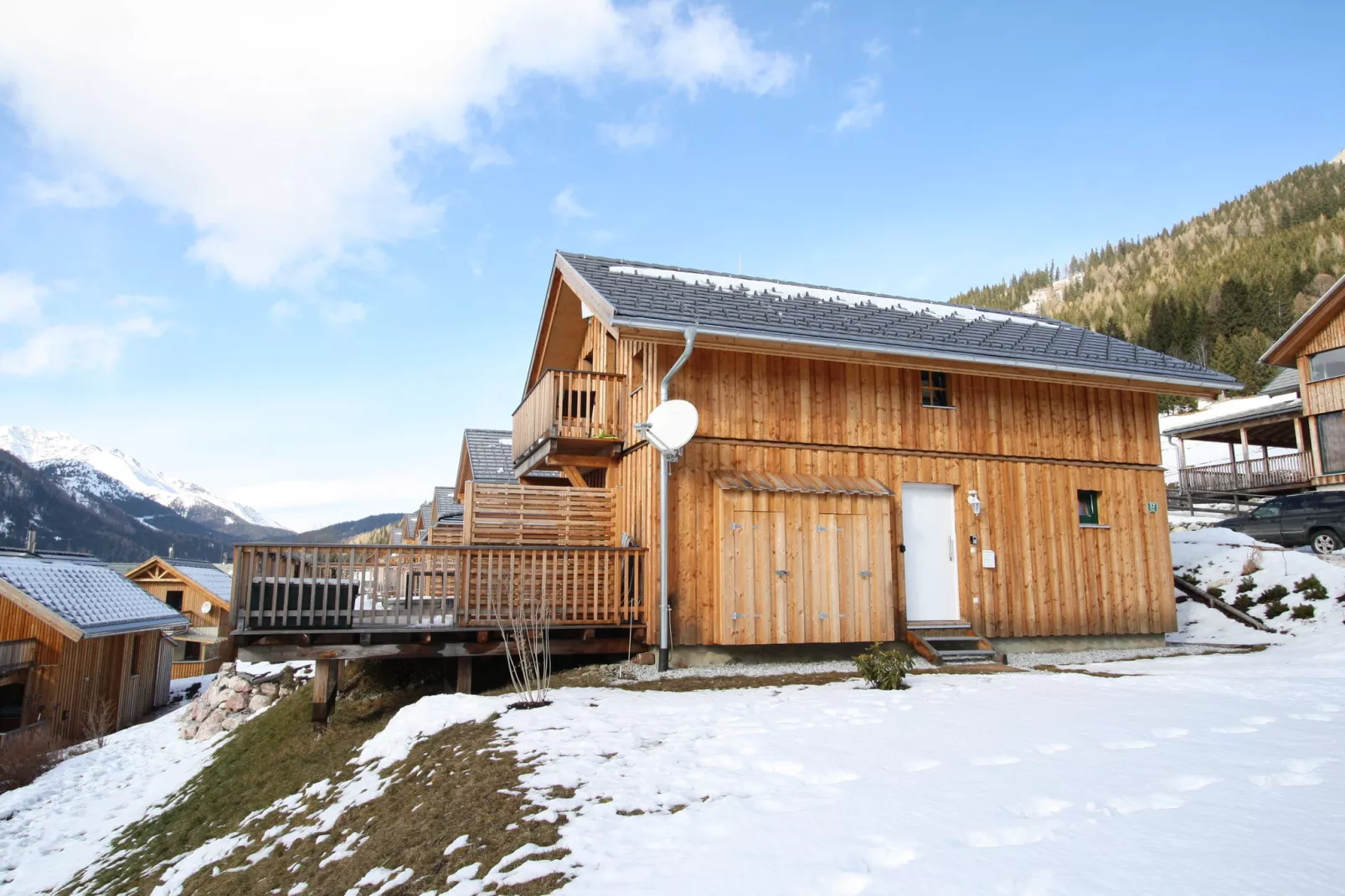 Alpen Chalet Wolkenheim-Exterieur winter