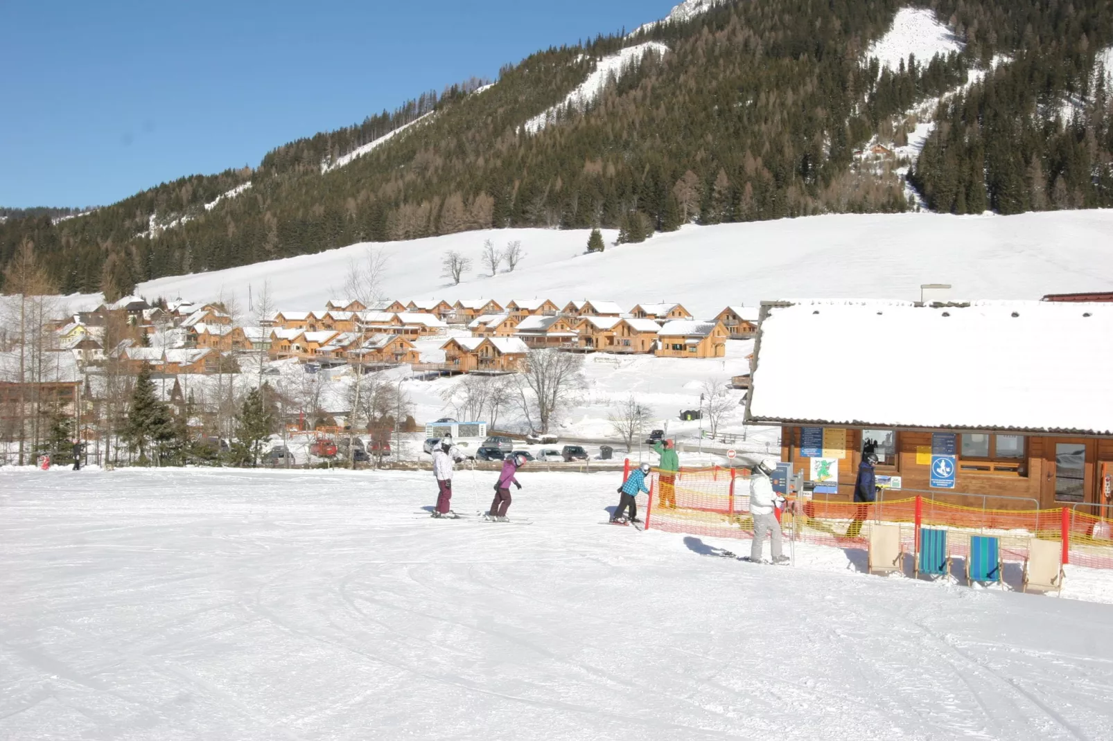 Alpen Chalet Wolkenheim-Gebied winter 1km