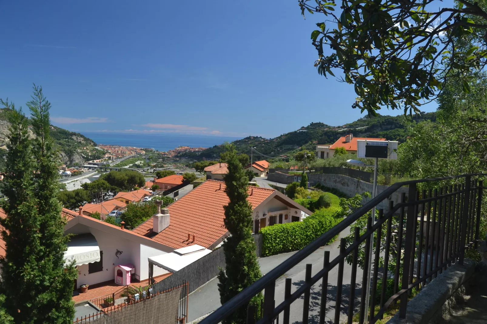 Ventimiglia-Uitzicht zomer