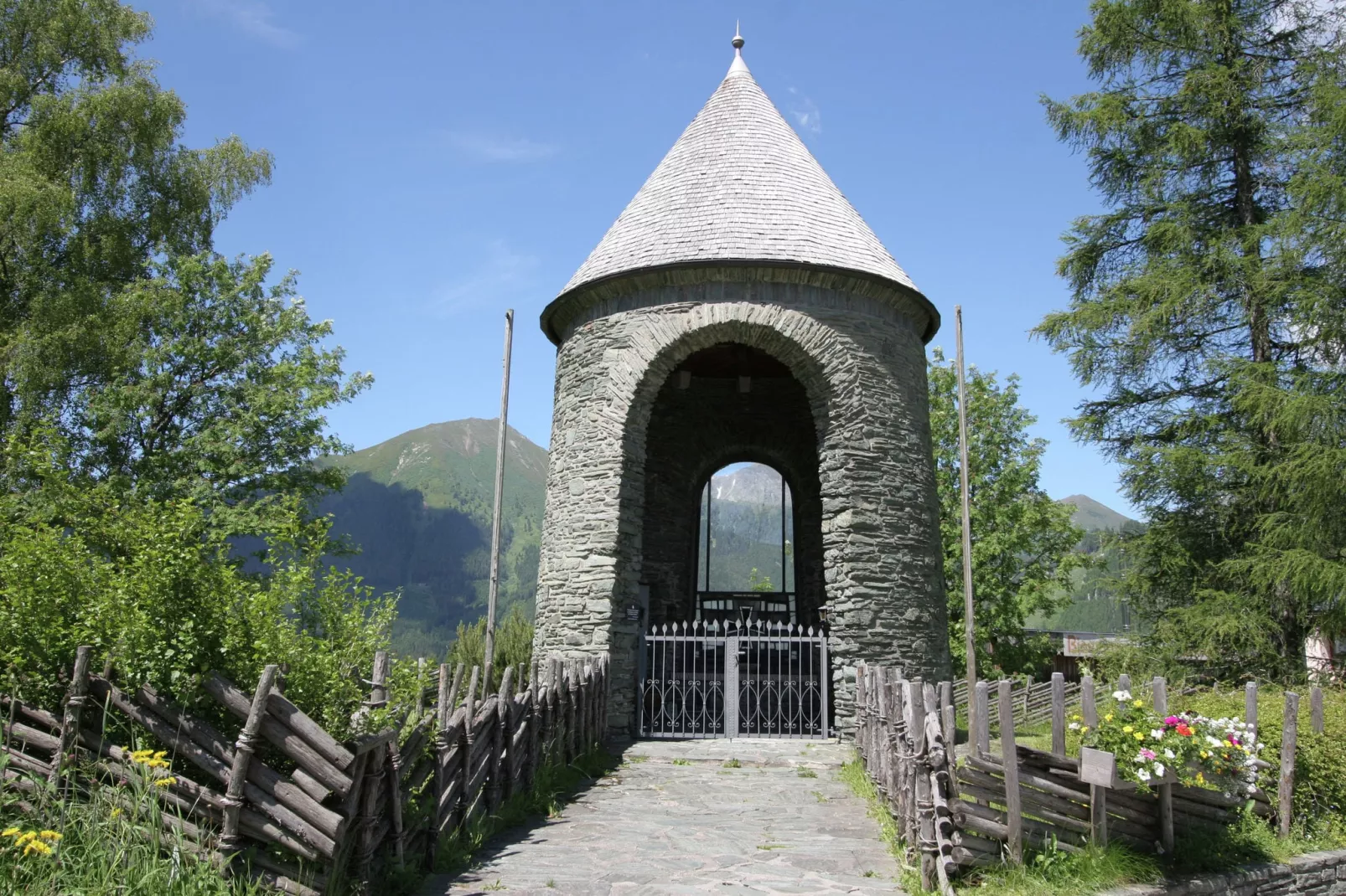 Alpen Chalet Wolkenheim-Gebieden zomer 1km