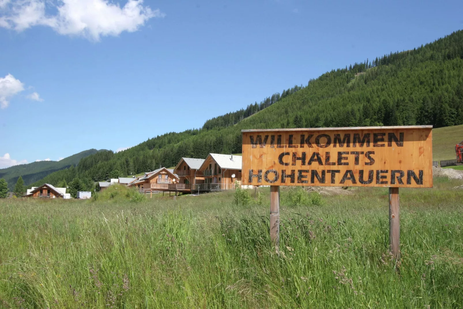 Alpen Chalet Wolkenheim-Gebieden zomer 1km
