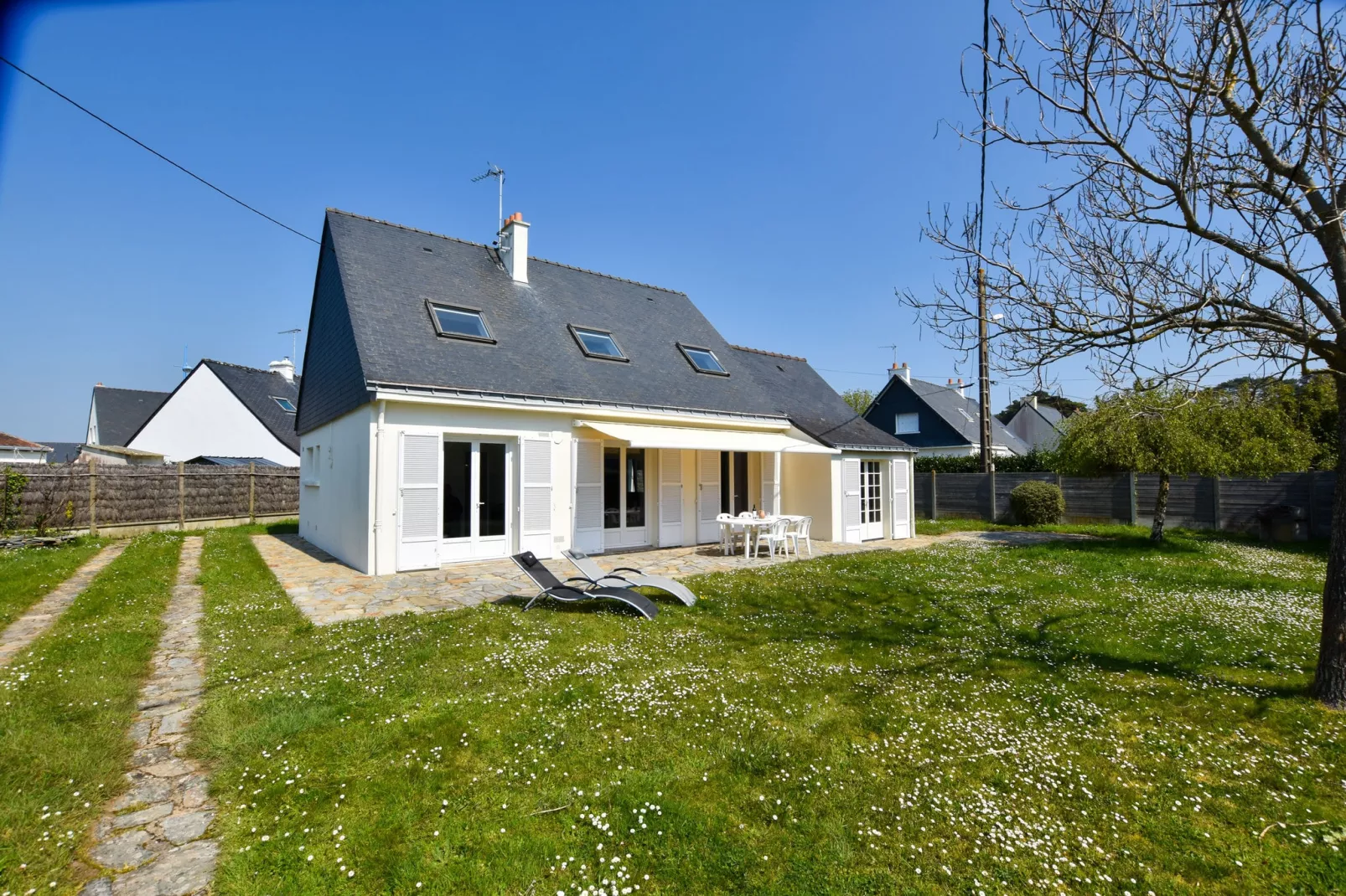 Maison de vacances à 300m mer - Pénestin-Buitenkant zomer