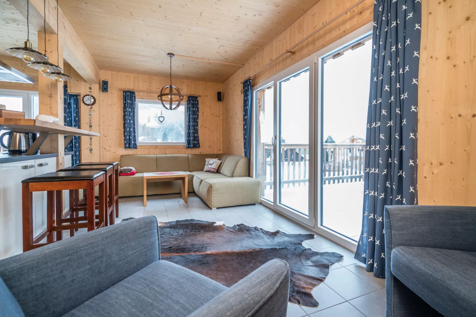 Chalet Bärenschanze-Woonkamer
