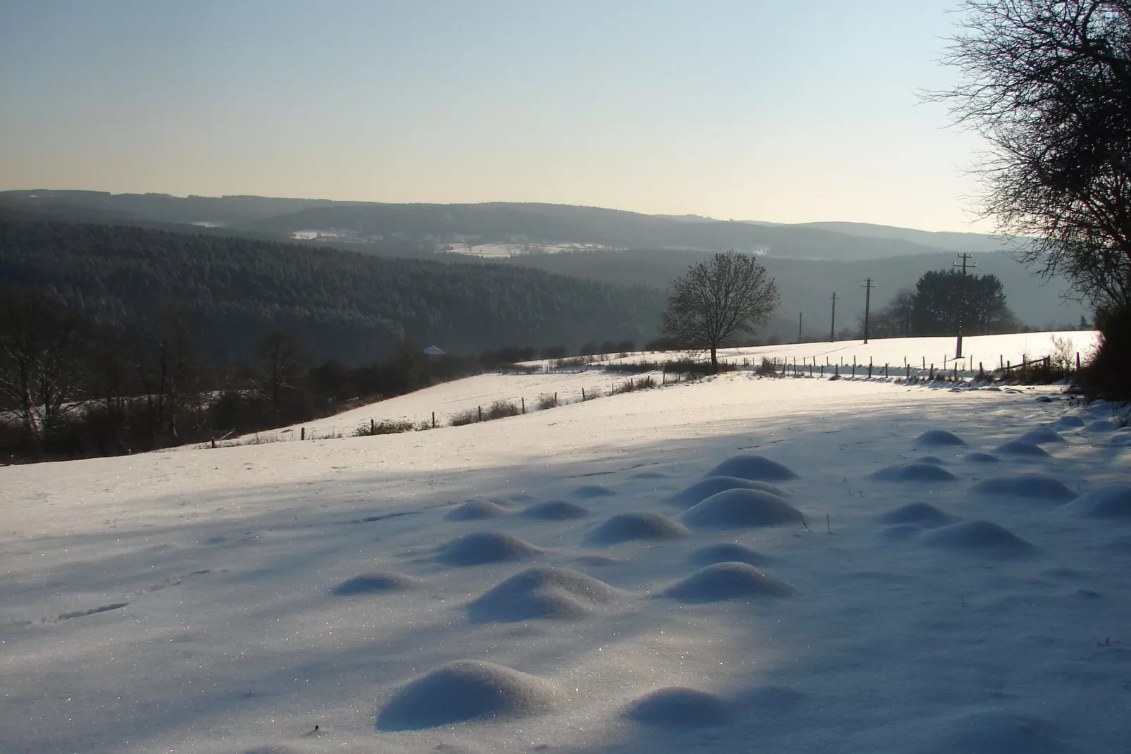 Aux Quatre Saisons-Gebied winter 5km