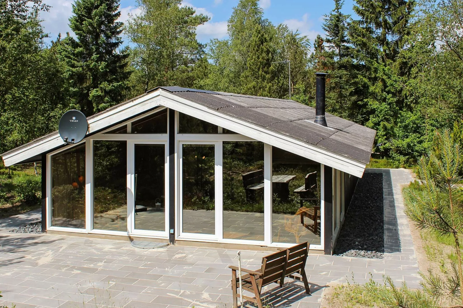 Gezellig plattelandshuis in Herning midden in het bos