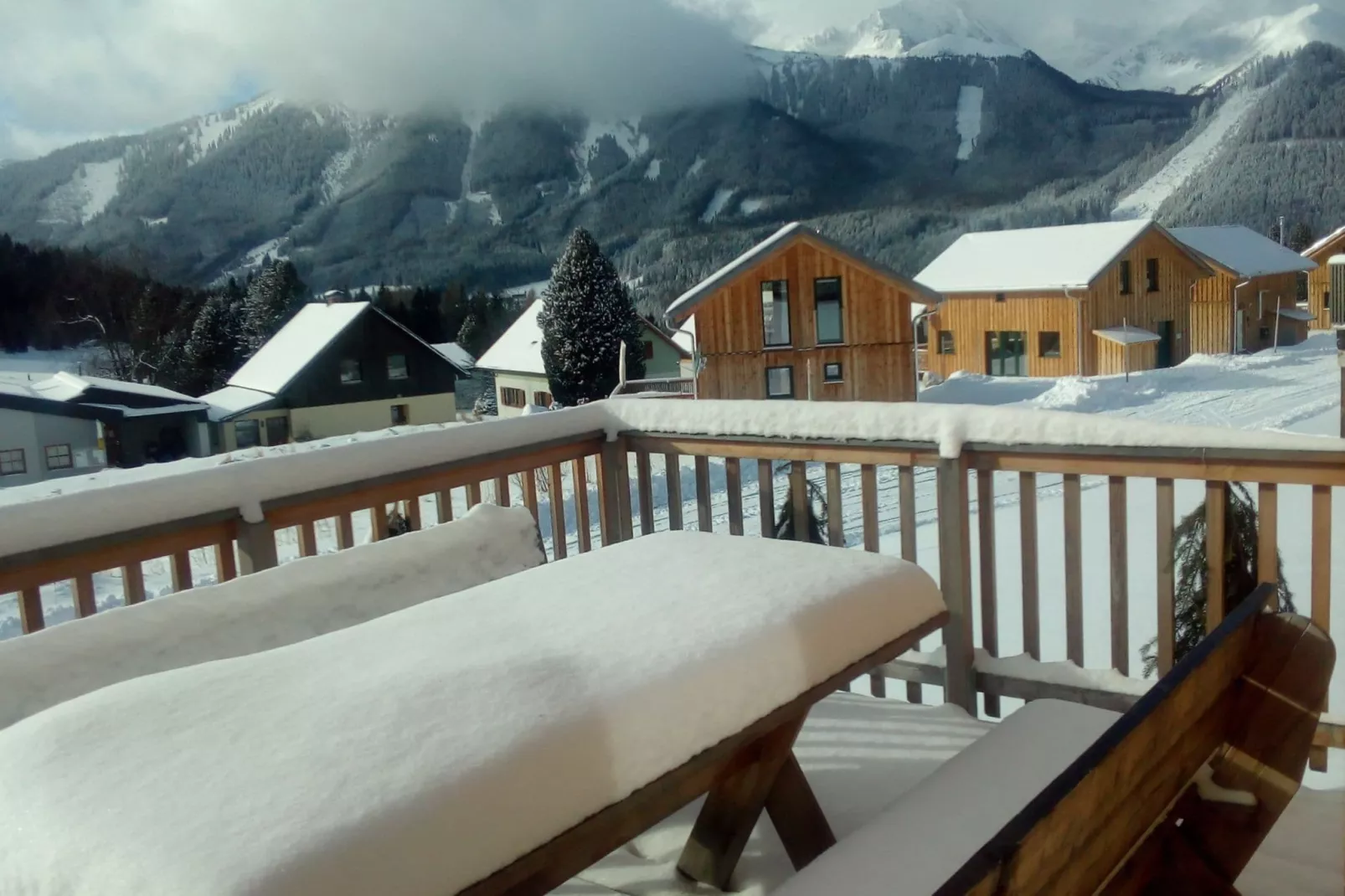 Chalet Bärenschanze-Terrasbalkon