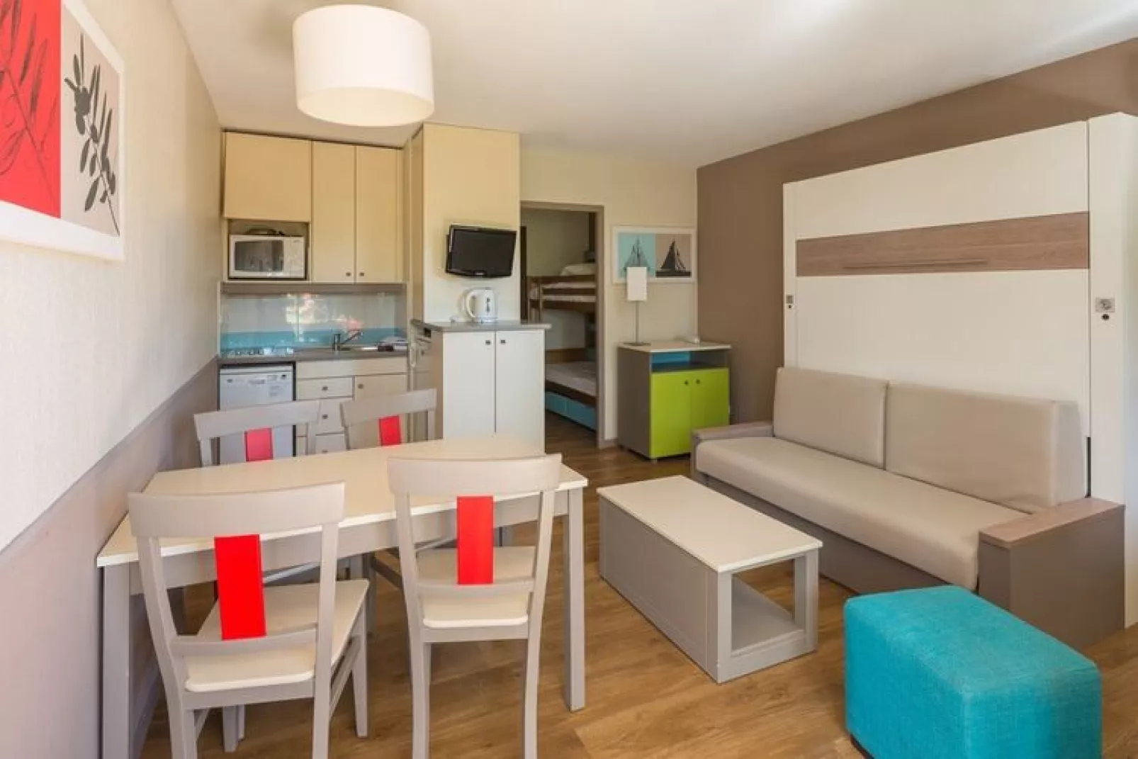 Les Jardins Ombragés Cannes-Mandelieu / 14 - Studio 4 p-Woonkamer