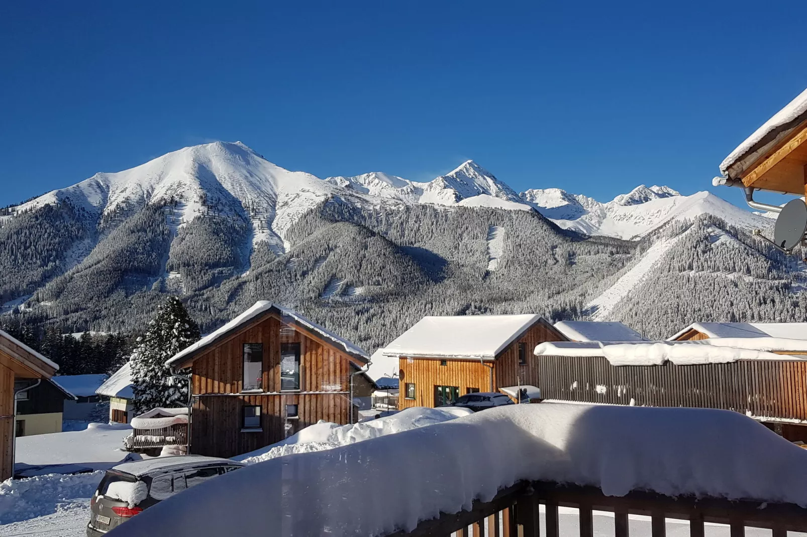 Chalet Bärenschanze-Uitzicht winter