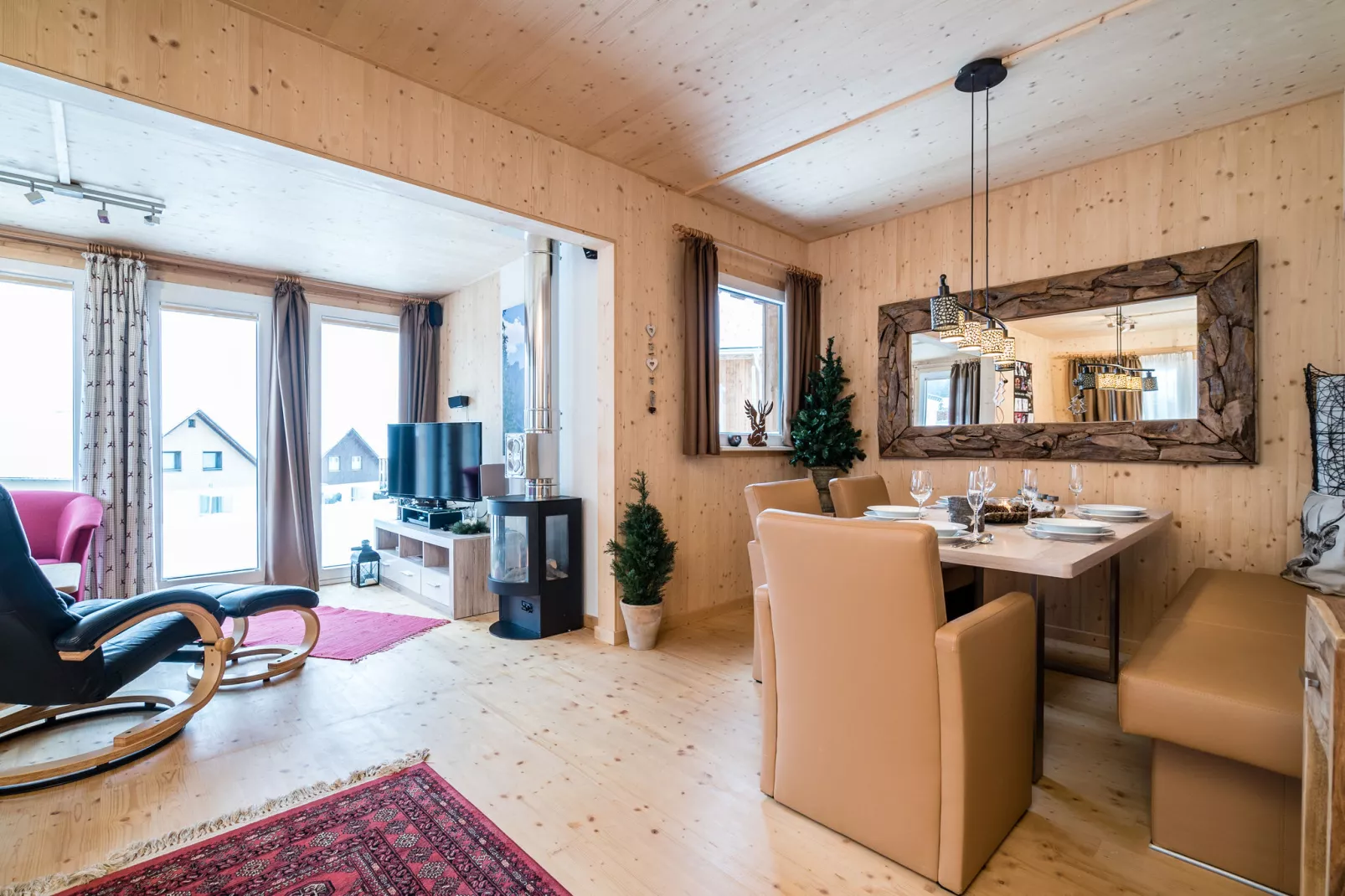 Chalet Adlerhorst-Woonkamer