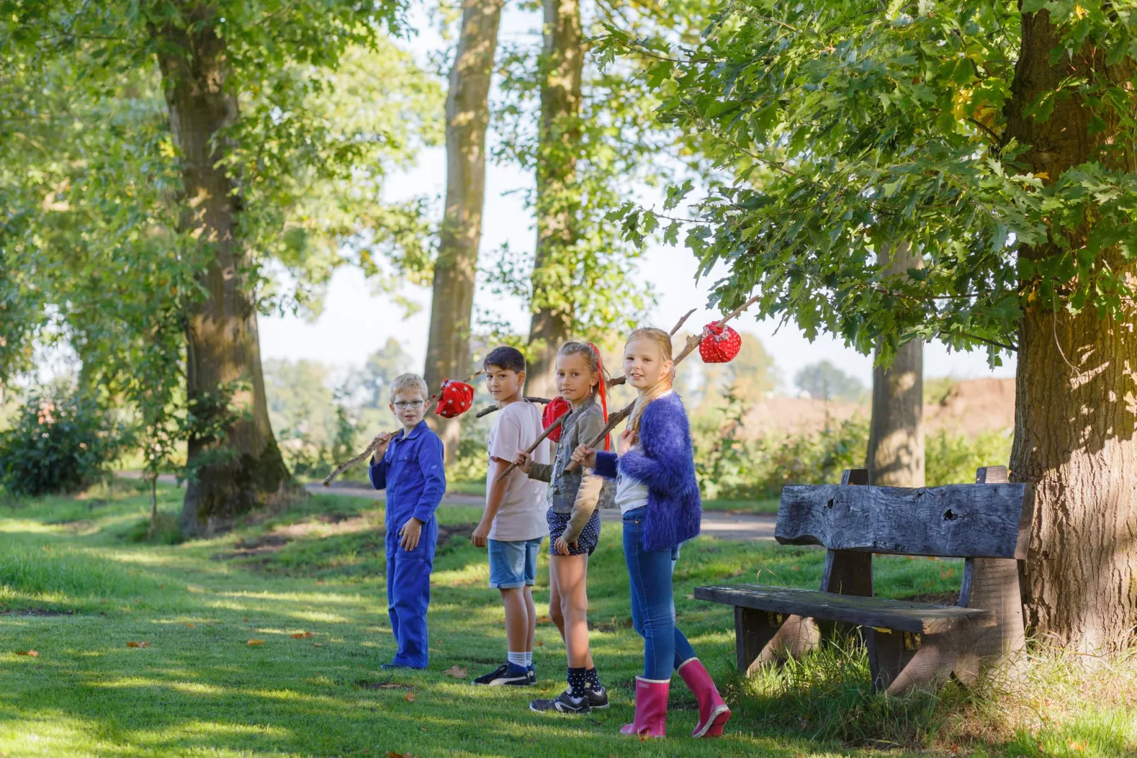 Landrijk de Reesprong 2-Gebieden zomer 1km