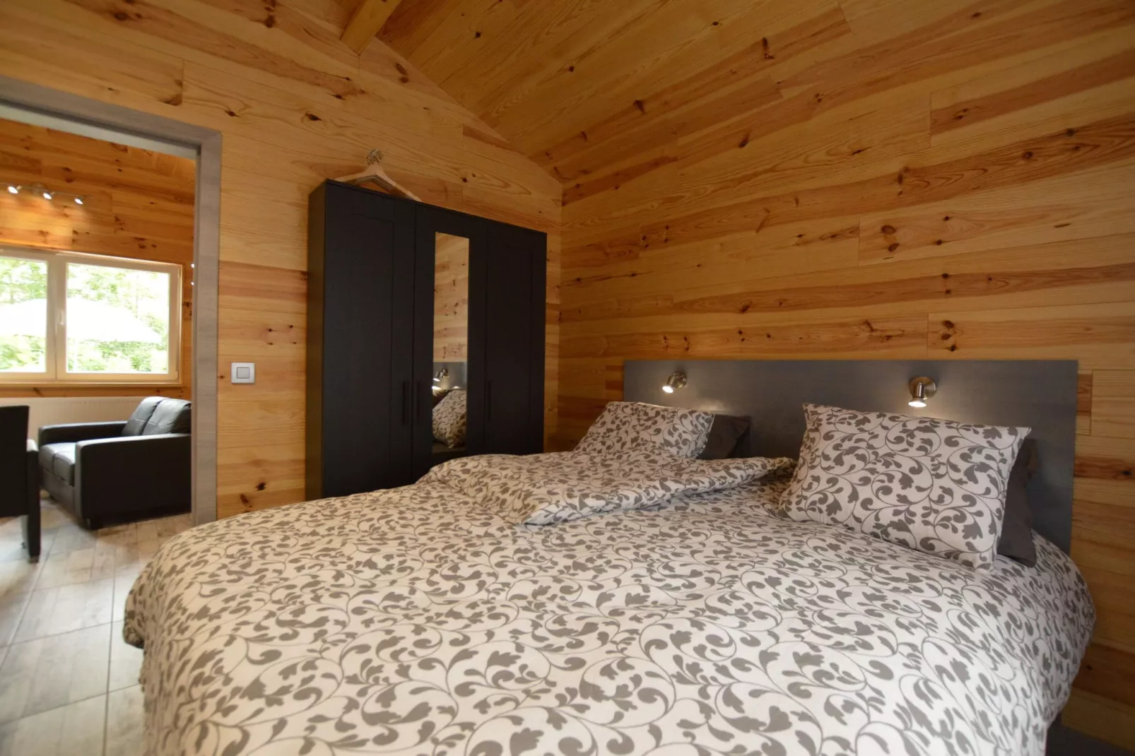 Le Chalet Chaleureux B-Slaapkamer